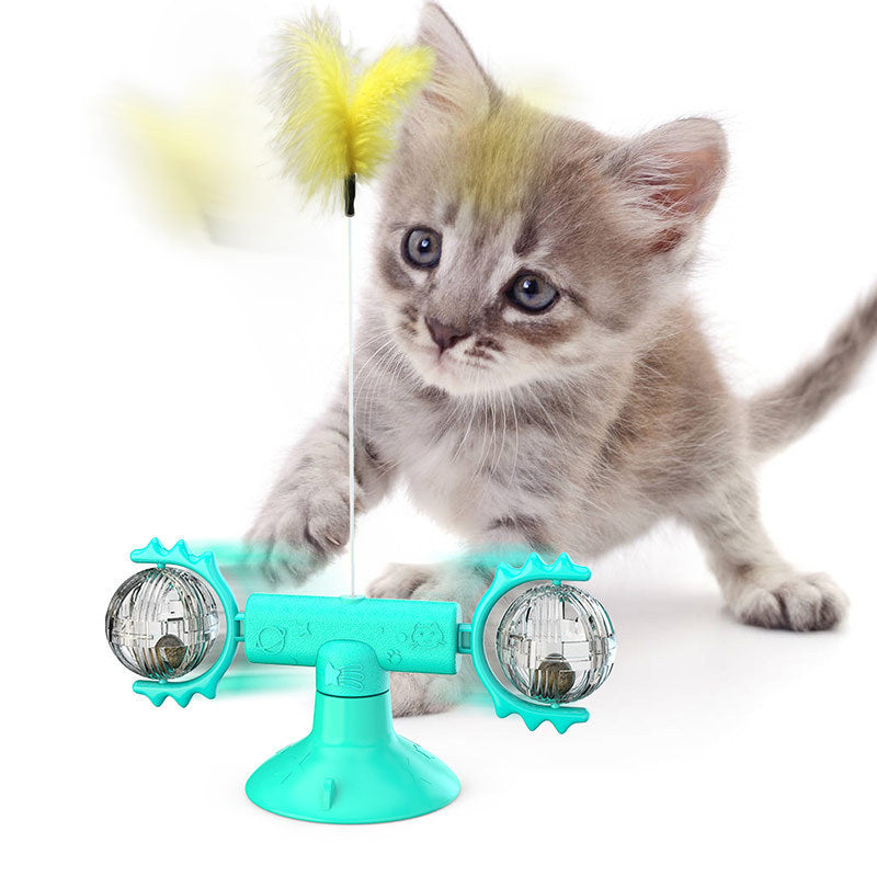 Rotating Windmill Multi-Function Cat Toys