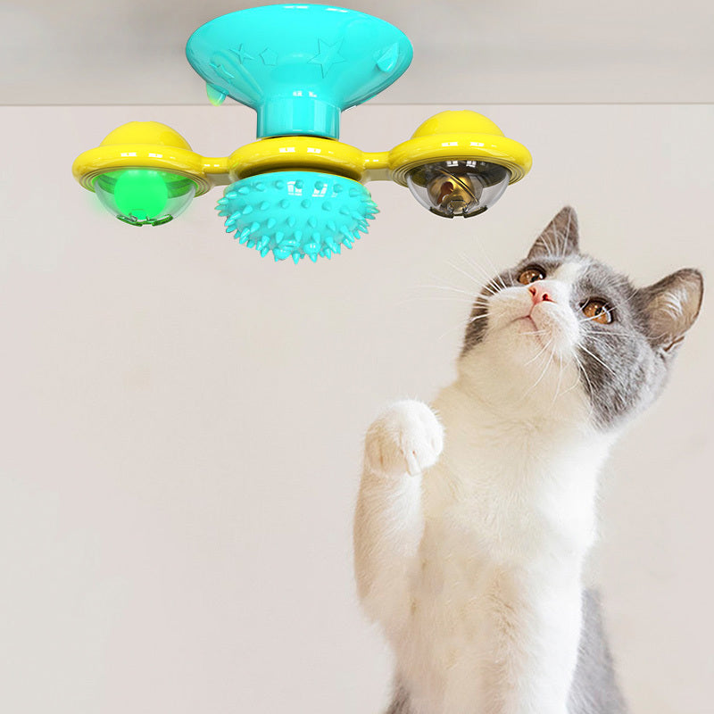 Rotating Windmill Multi-Function Cat Toys