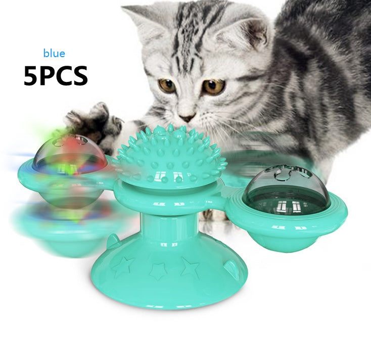 Rotating Windmill Multi-Function Cat Toys