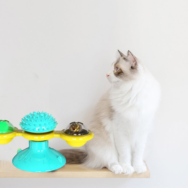 Rotating Windmill Multi-Function Cat Toys