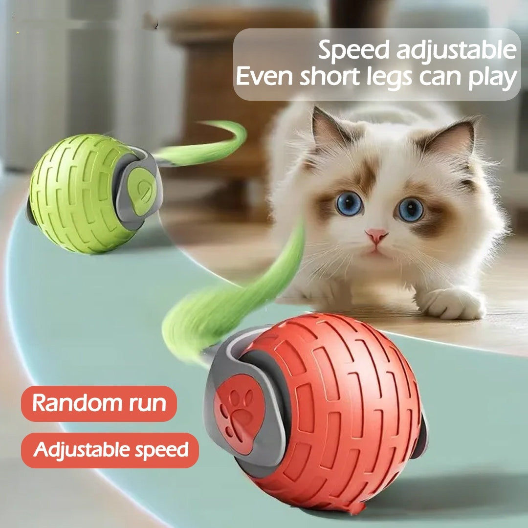 Rechargeable Intelligent Automatic Cat Toy: Rolling Ball