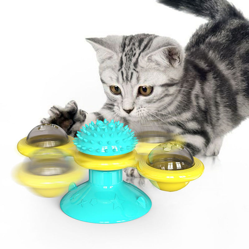Rotating Windmill Multi-Function Cat Toys