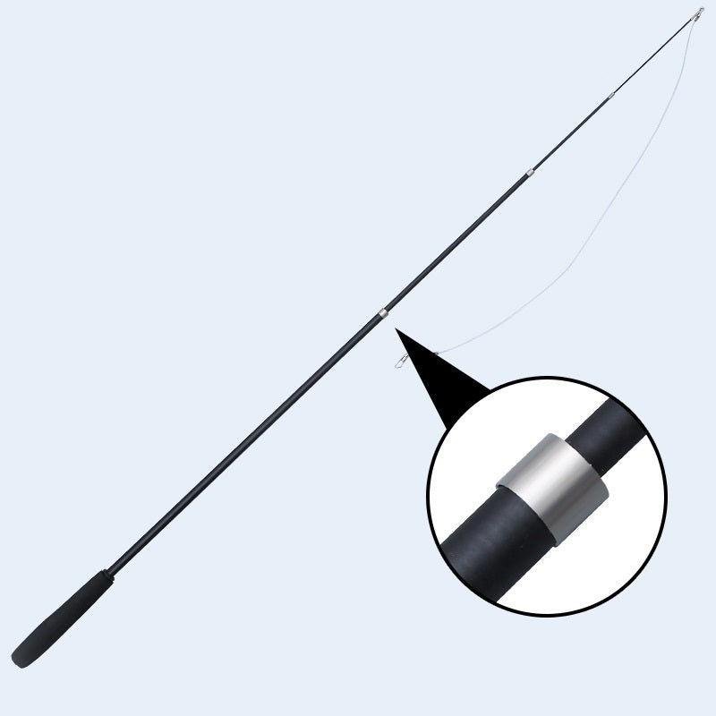 Telescopic Cat Wand with Feathers and other Toys