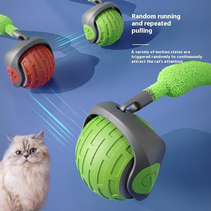 Rechargeable Intelligent Automatic Cat Toy: Rolling Ball